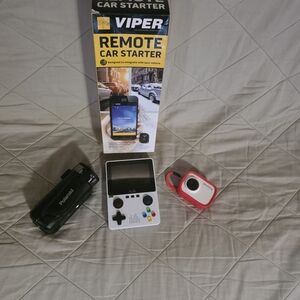 Viper Car Starter Bundle , 2 Cams X6 Handheld Retro 2000 Game System